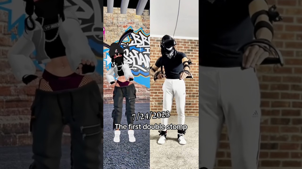 First ever Double-Stomp 🦶(carnell stomp variation) #wipemedown #doublestomp #wipemedown #vrchat