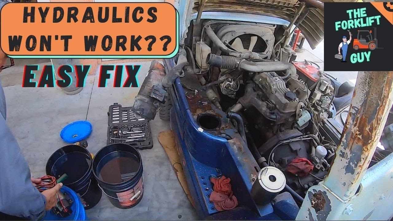[TOYOTA FORKLIFT] Hydraulic Functions Don't Work: FIXED!!!