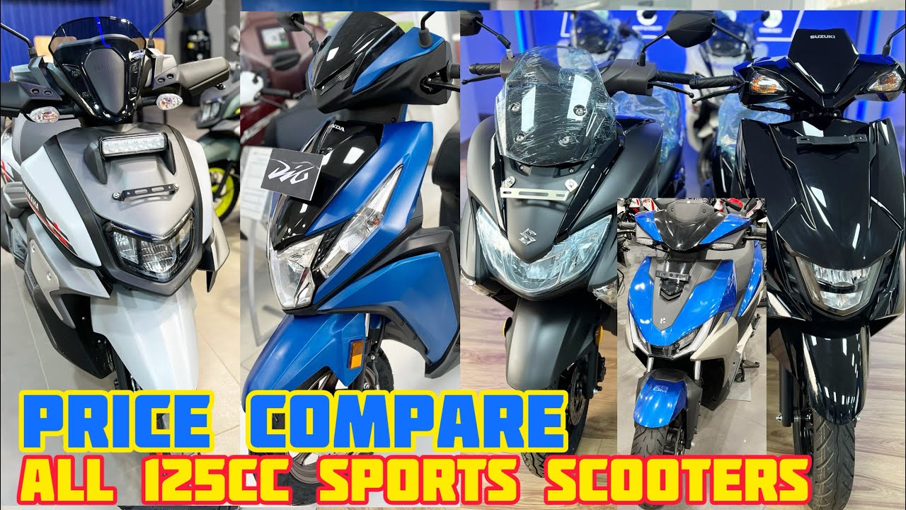 All Latest 125cc Sports Scooters Price Comparision | 2026 Burgman 125 | 2026 Xoom 125 | 2026 Ntorq 