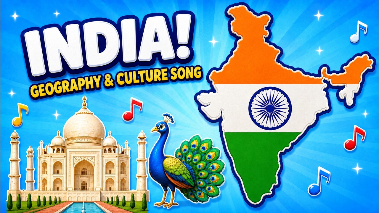 India Song For Kids | Learn About the Geography, History, & Culture of India