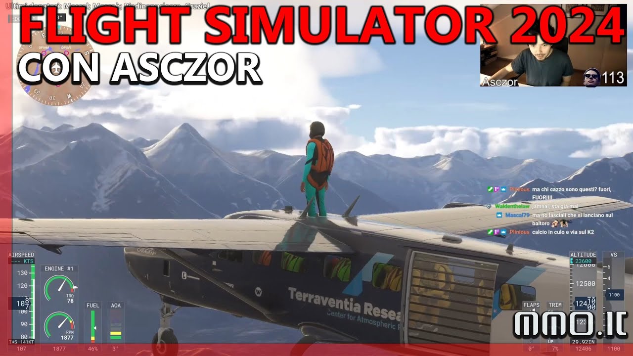 MICROSOFT FLIGHT SIMULATOR 2024 gameplay ITA - Si vola con Asczor ✈️