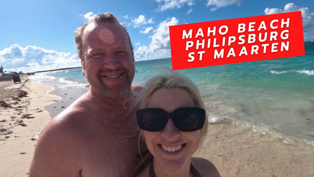BEACH OR RUNWAY?! Airplanes Landed RIGHT Over Our Heads at Maho Beach