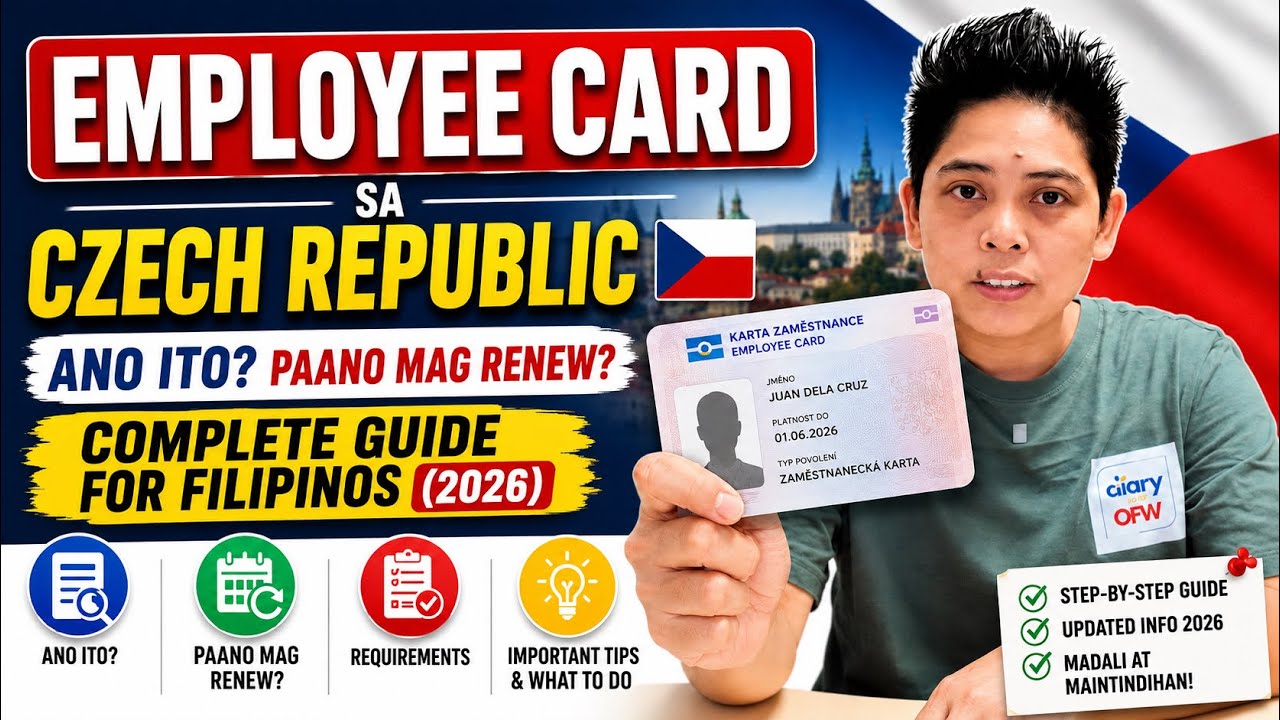 How to Renew Your Employee Card in Czech Republic | Filipino Guide 2026