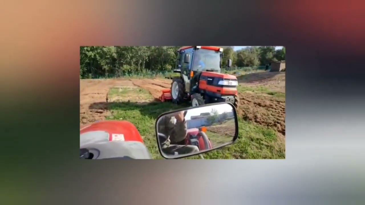 японские трактора в деле