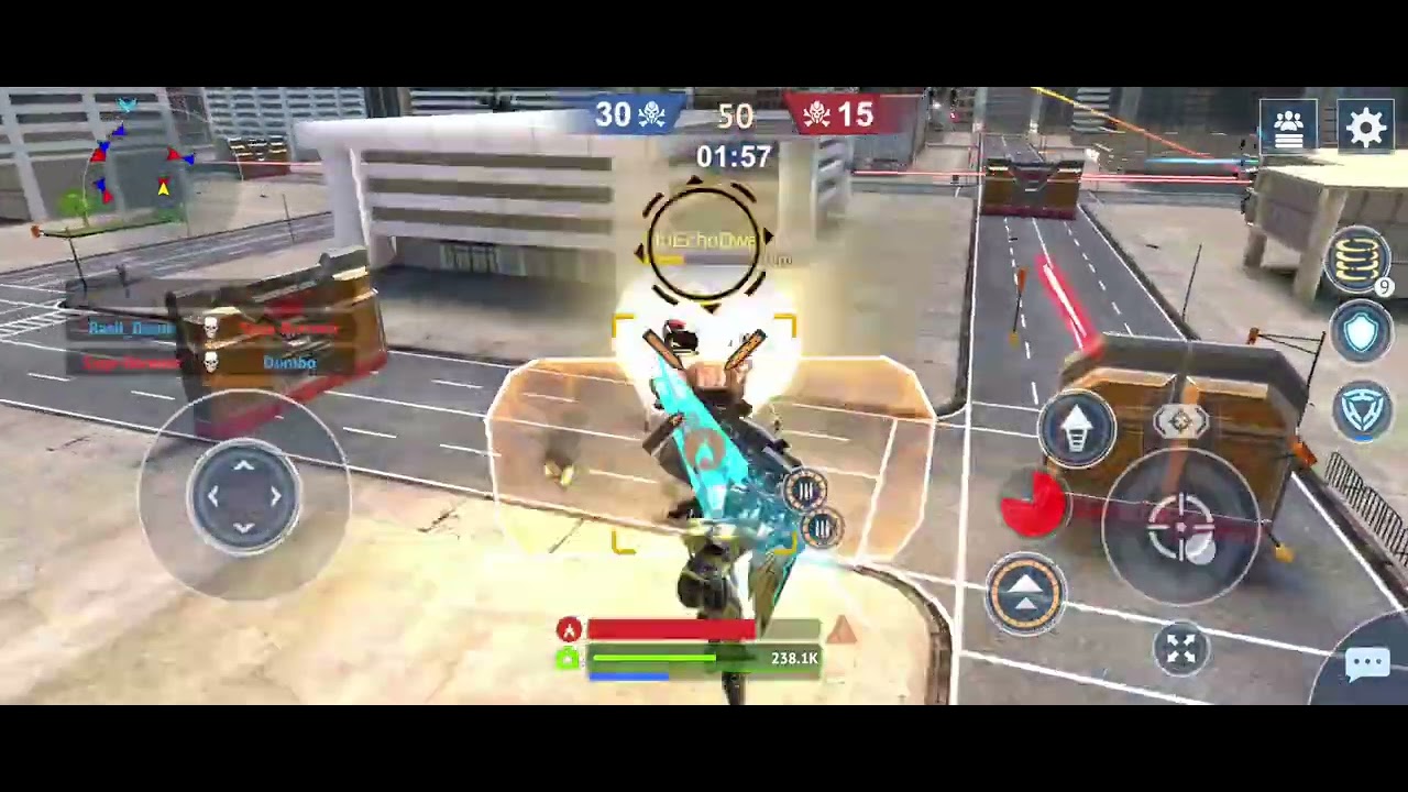 Mech Wars - Valkyrie Gameplay - Guardian and Nemesis Weapons - Robot War
