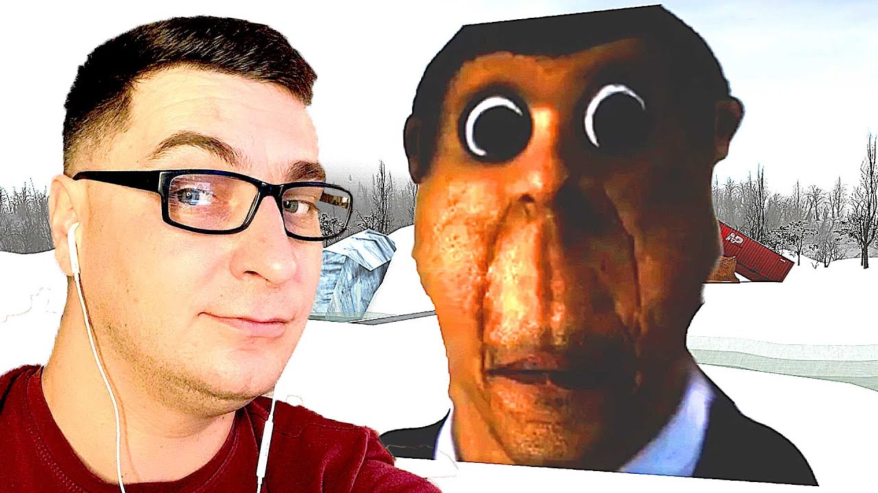 ОБУНГА ГОНЯЕТСЯ ЗА МНОЙ OBUNGA NEXTBOT SANDBOX GMOD ► Garry's Mod