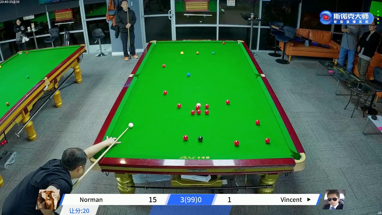 iCUE Snooker Tournament Norman -5 vs Vincent N +15