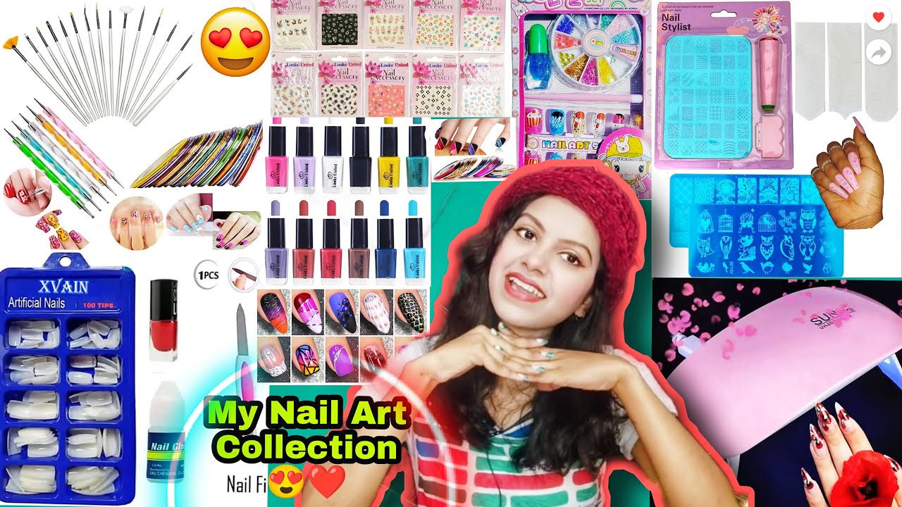 My Nail Art collection 😍 || Nail art haul || Amazon Flipkart nail art haul | S Roy's Lifestyle
