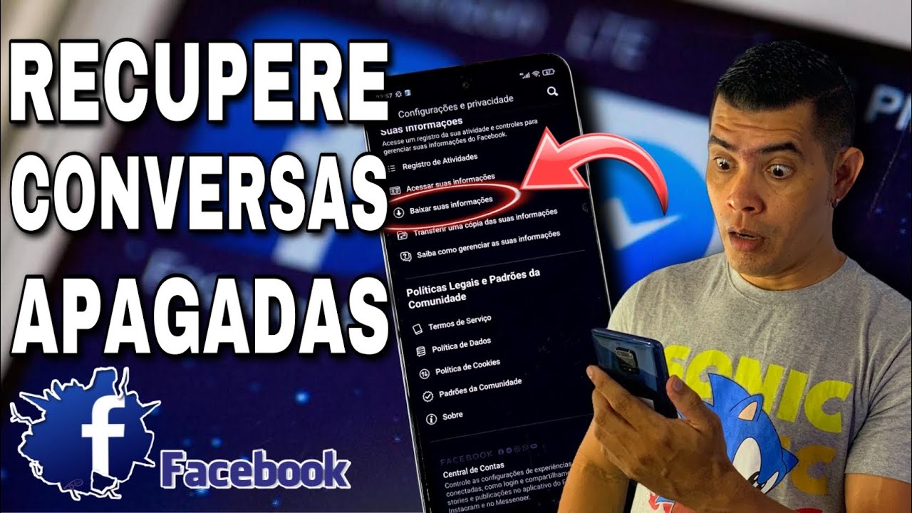 COMO RECUPERAR CONVERSAS APAGADAS DO FACEBOOK/ RECUPERE TUDO QUE FOI APAGADO DO SEU FACEBOOK.