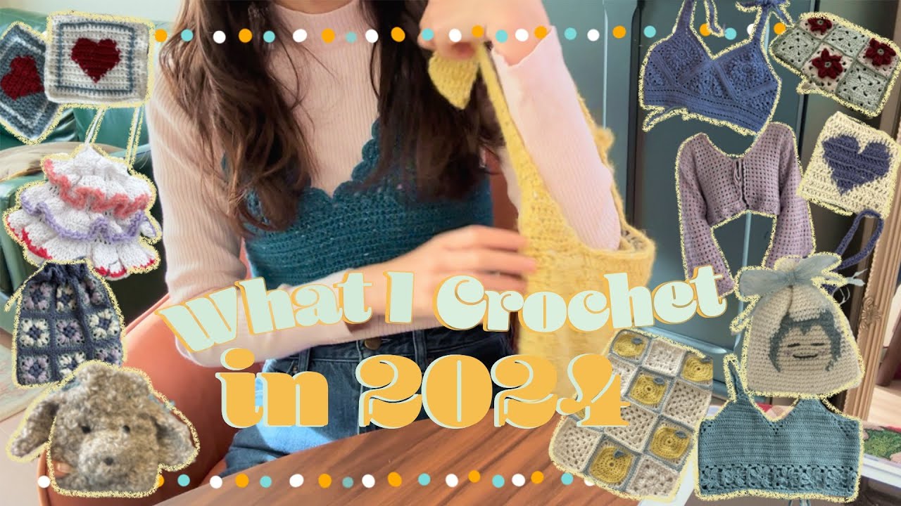 2024年に編んだ物紹介💝#かぎ針編み What I crocheted in 2024