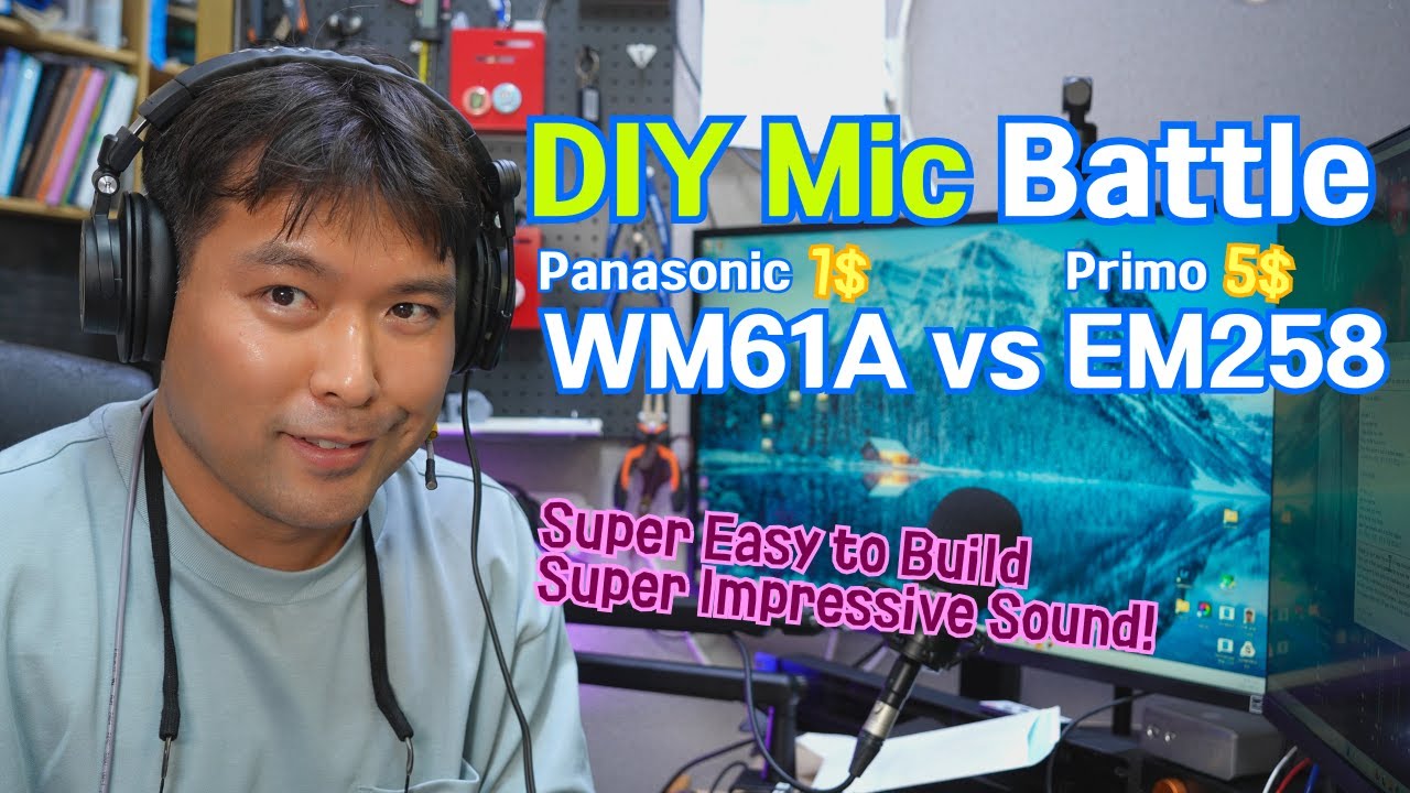 Built My Own Mics with $1 & $5 Capsules (WM61A vs EM258) – Full Build & Sound Test! | Amazing sound!