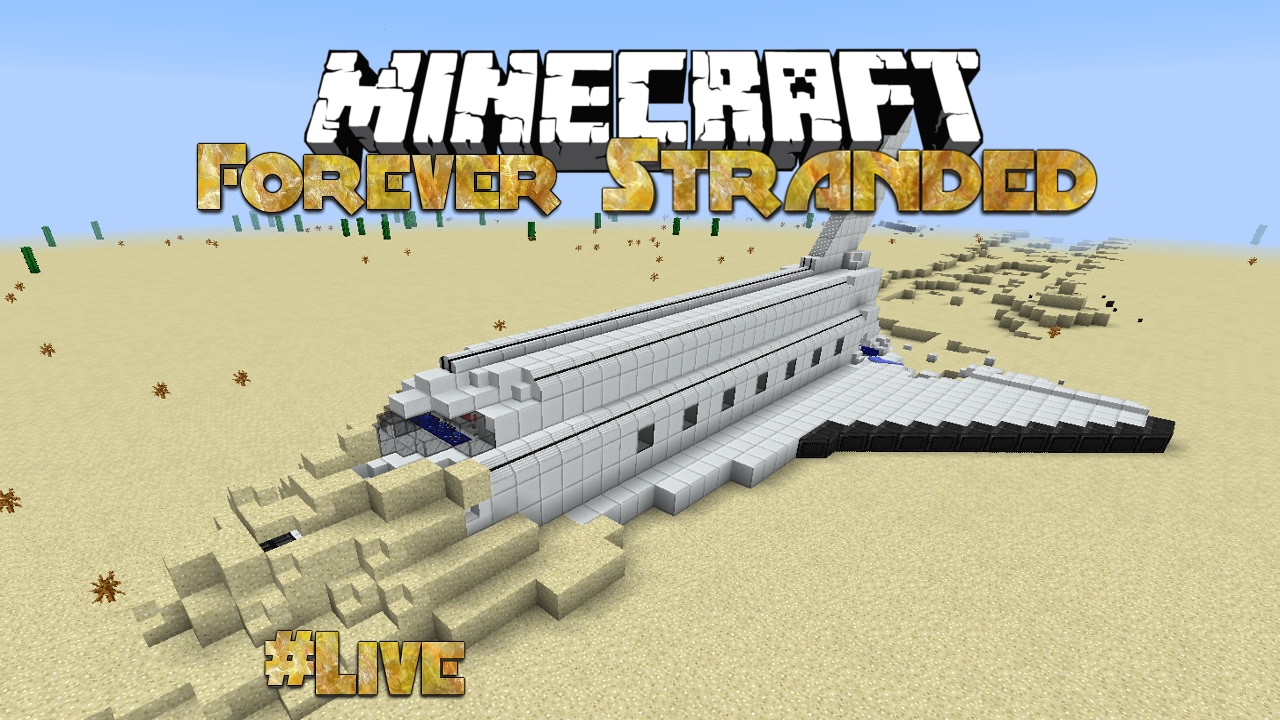 Modded Minecraft | Forever Stranded | Live | New Map Lets Play #2 (Archive Stream)
