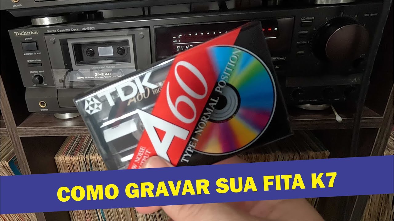 Ajustando o Tape Deck para fazer uma boa gravação
