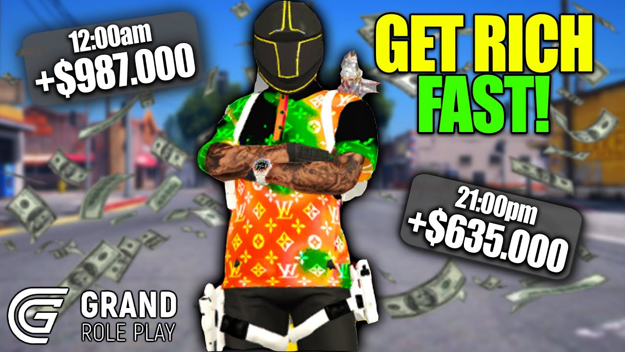 How I Make *MONEY* Everyday In Grand RP! Get Rich Fast In Grand RP | Easy Money Grand RP | GTA 5 RP