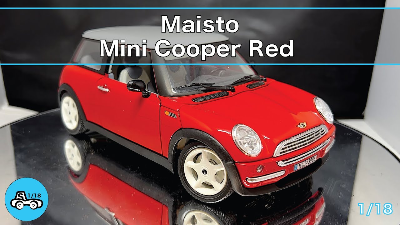 Maisto Mini Cooper Red 1/18