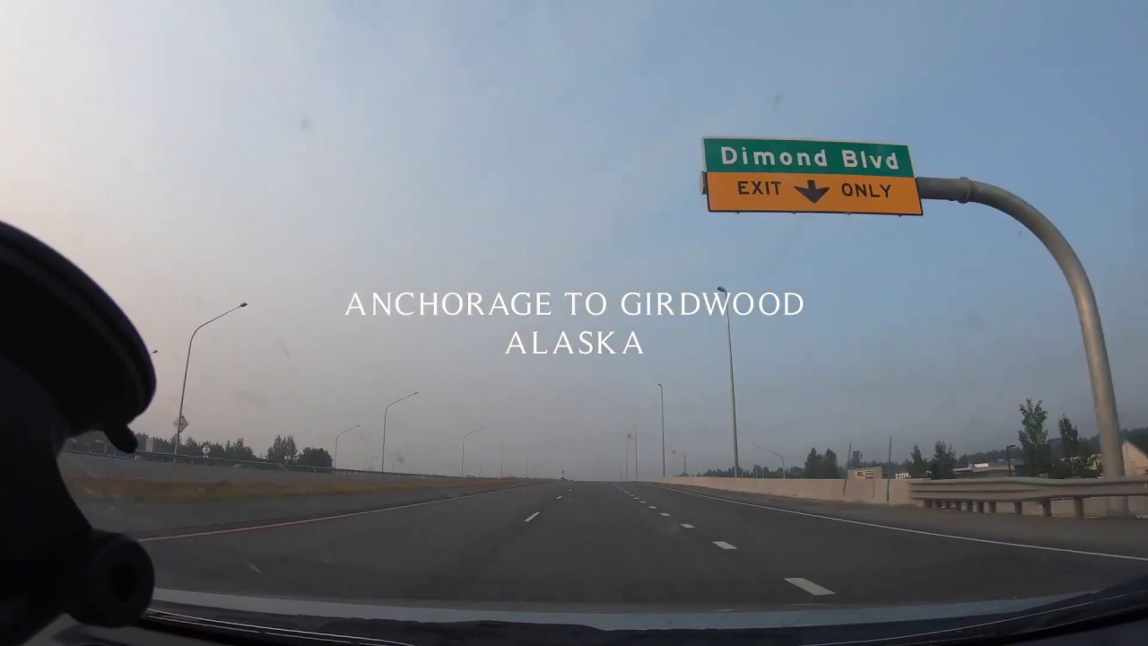 ANCHORAGE TO GIRDWOOD, ALASKA | TIMELAPSE | DRIVE ALASKA