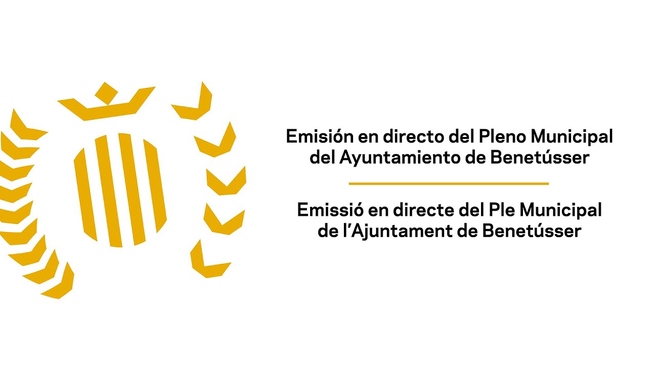 Ple ordinari Ajuntament de Benetússer 26 de febrer de 2026