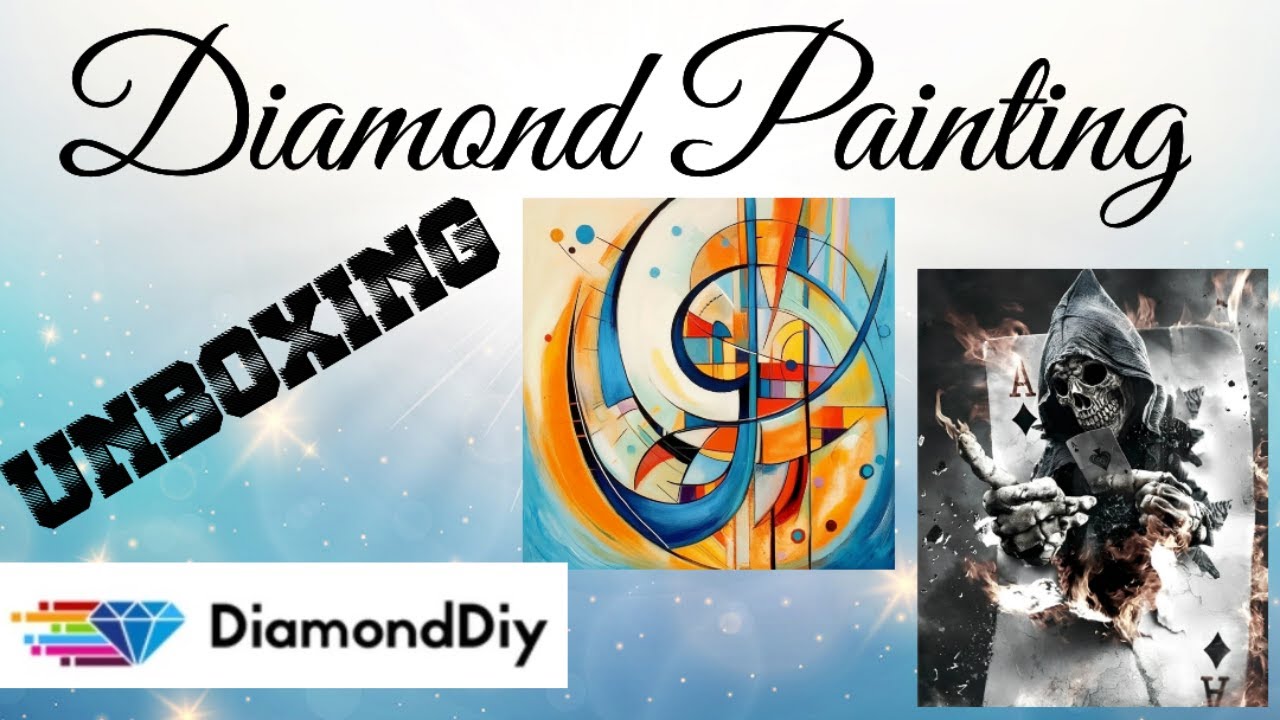 Unboxing - Diamond Painting - DiamondDiy #1