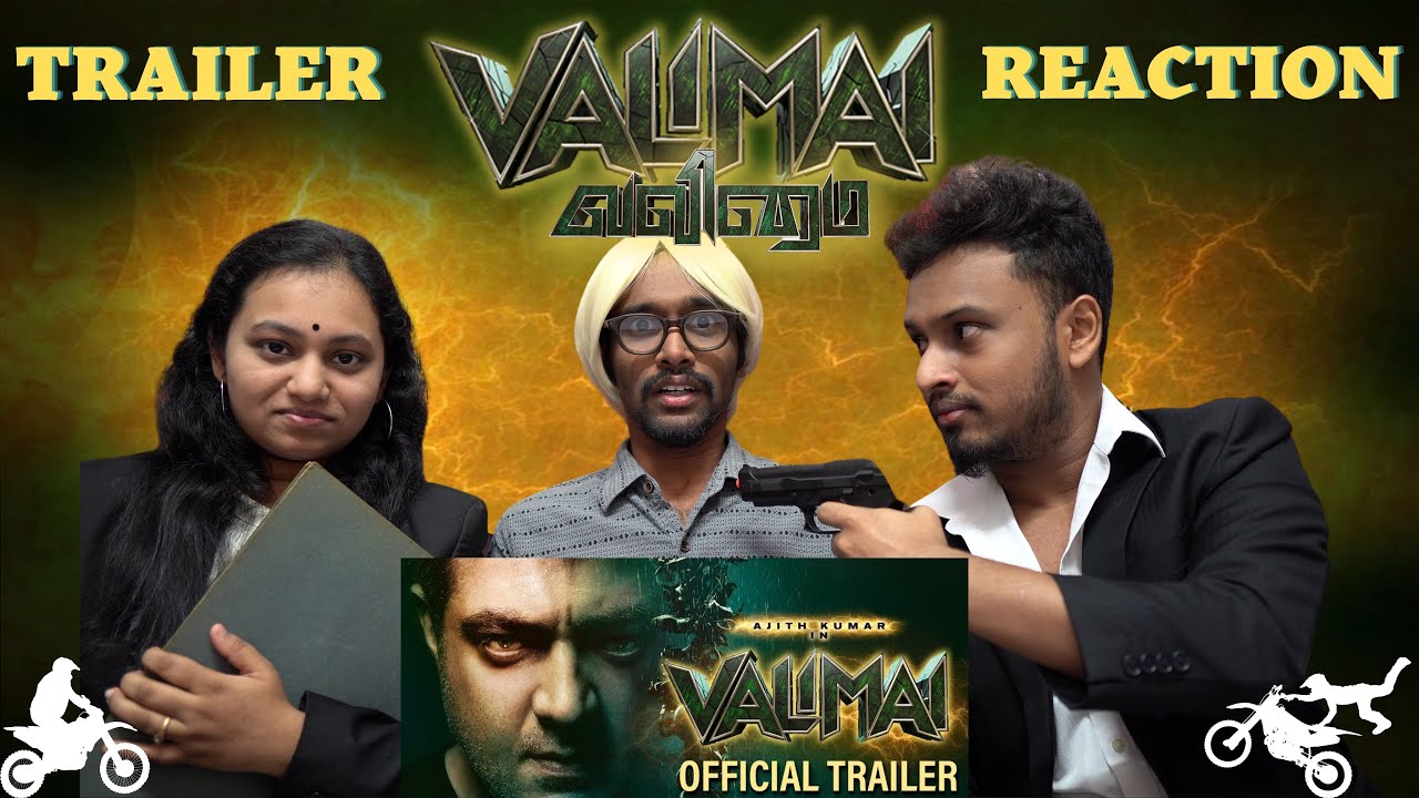 Valimai Official Trailer REACTION | Ajith Kumar | Yuvan Shankar Raja | Vinoth | Malaysian Relatives