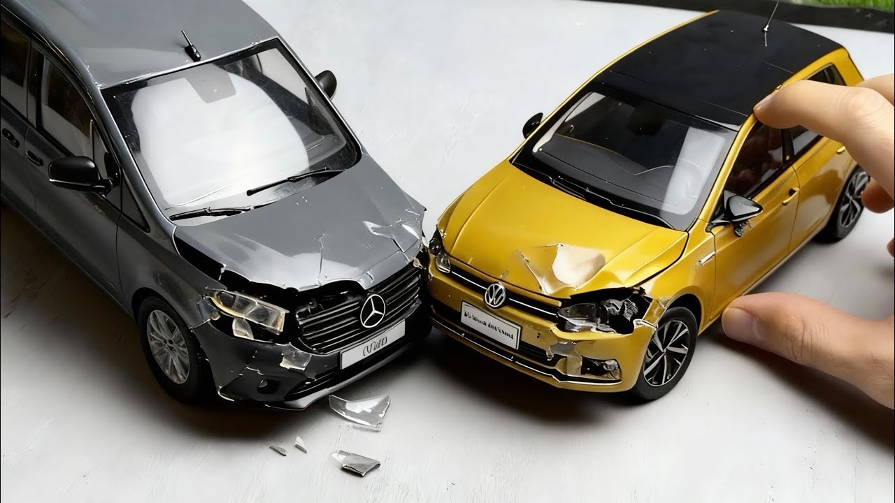 Неосторожность дорого обошлась: модели автомобилей Mercedes-Benz Citan и Volkswagen Polo были отп...