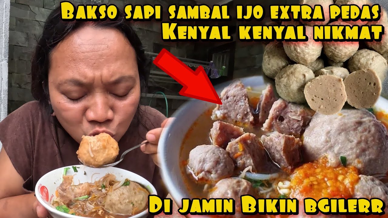 DEDE INOEN MAKAN BAKSO LANGGANAN SATU GEROBAK HABIS