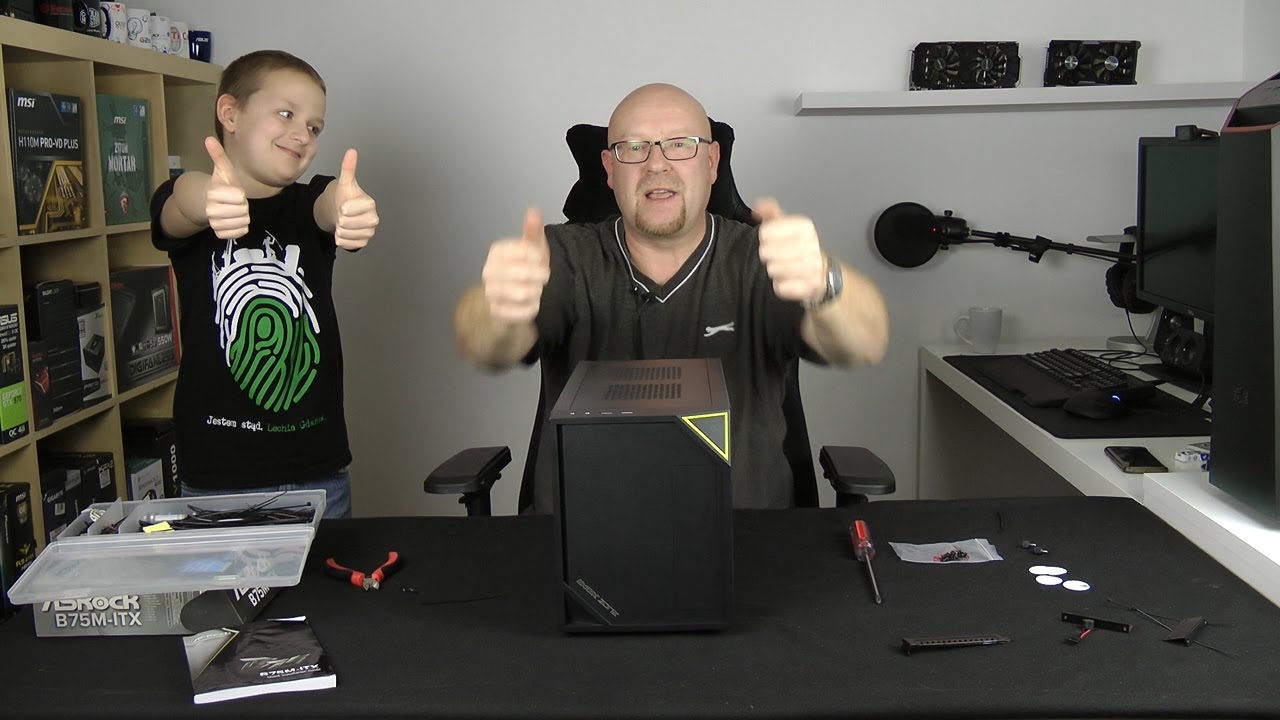 Uczę syna jak złożyć komputer - i5, Mini ITX, 16GB RAM, R7 250 Ultimate