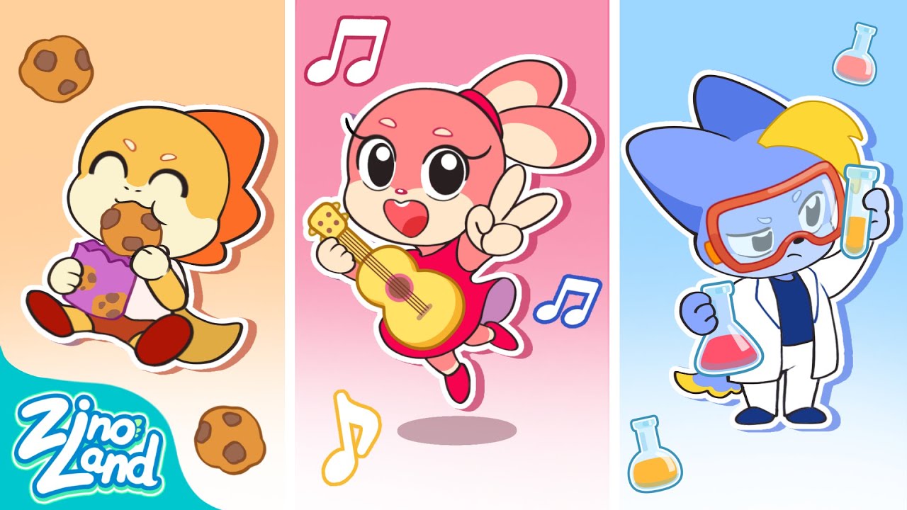 What are baby dinosaurs' hobbies? | Kidsong for Kids | Zinoland Songs