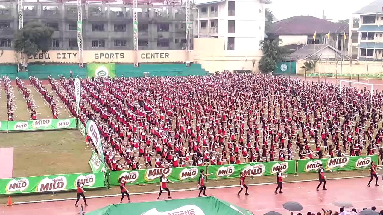Abellana National School, MILO Playground Demonstration 2016