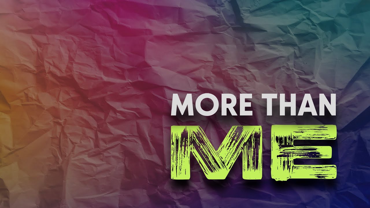 MORE THAN ME | Pastor Reggie Santiago
