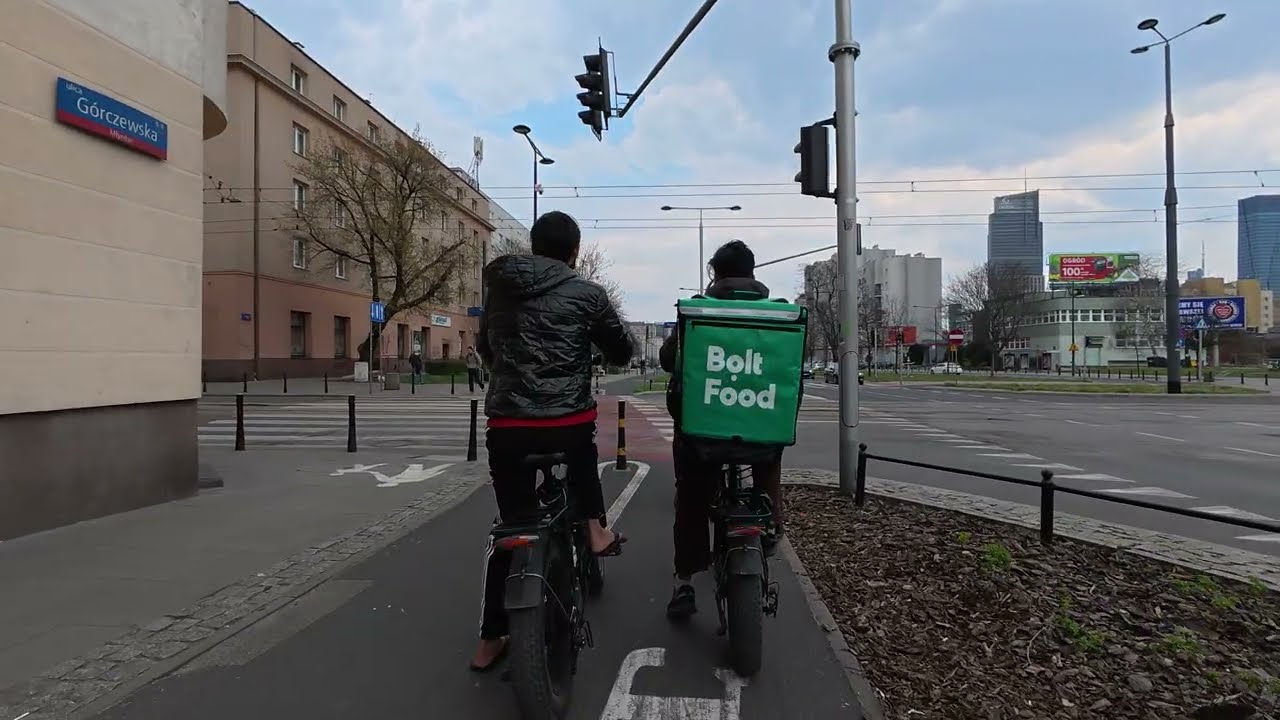 Warszawa: Przejazd Rowerem Ulicą Górczewską (Księcia Janusza ➡️ Okopowa) | Kwiecień 2025