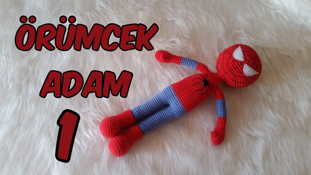 Amigurumi Örümcek Adam 1 (Kafa )