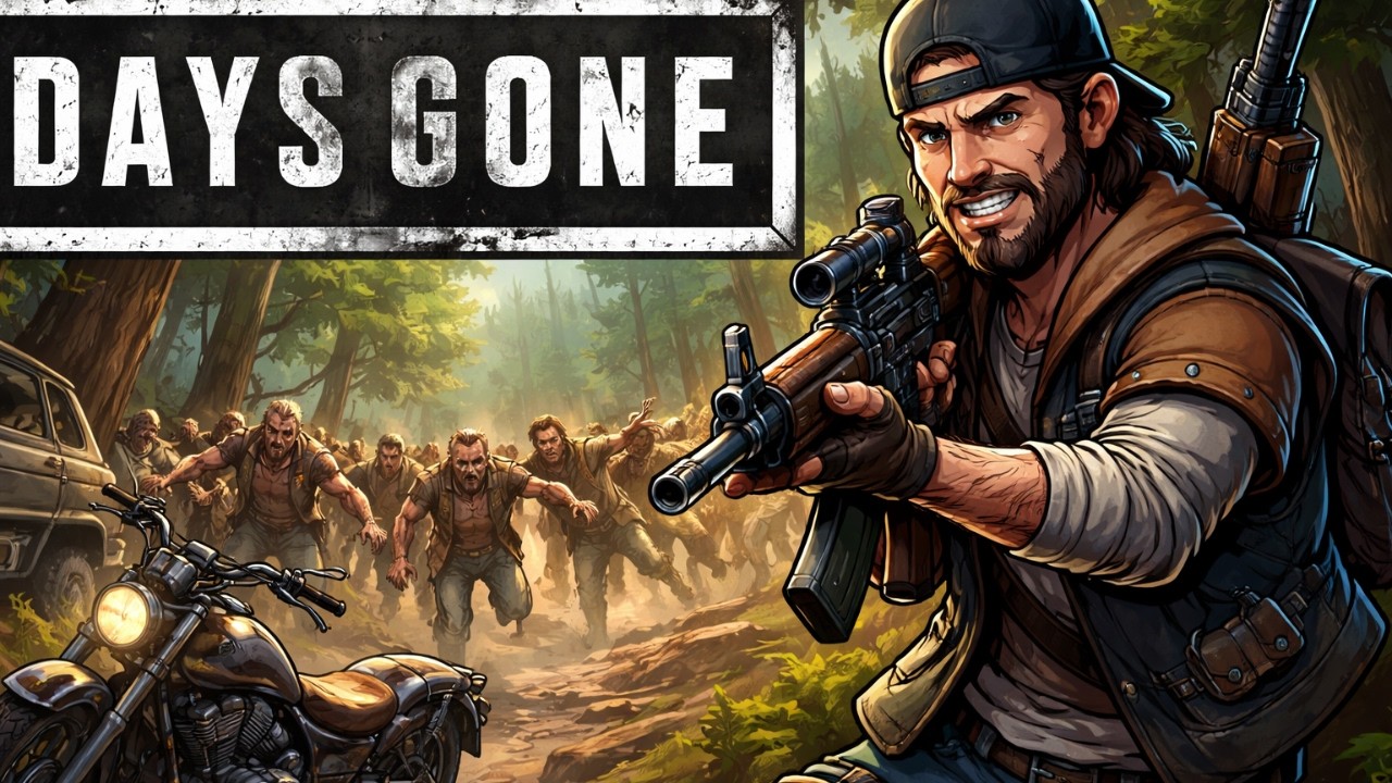 DAYS GONE: #1 O INICIO DE GAMEPLAY- SOBREVIVÊNCIA NIVEL II- PS5 60FPS