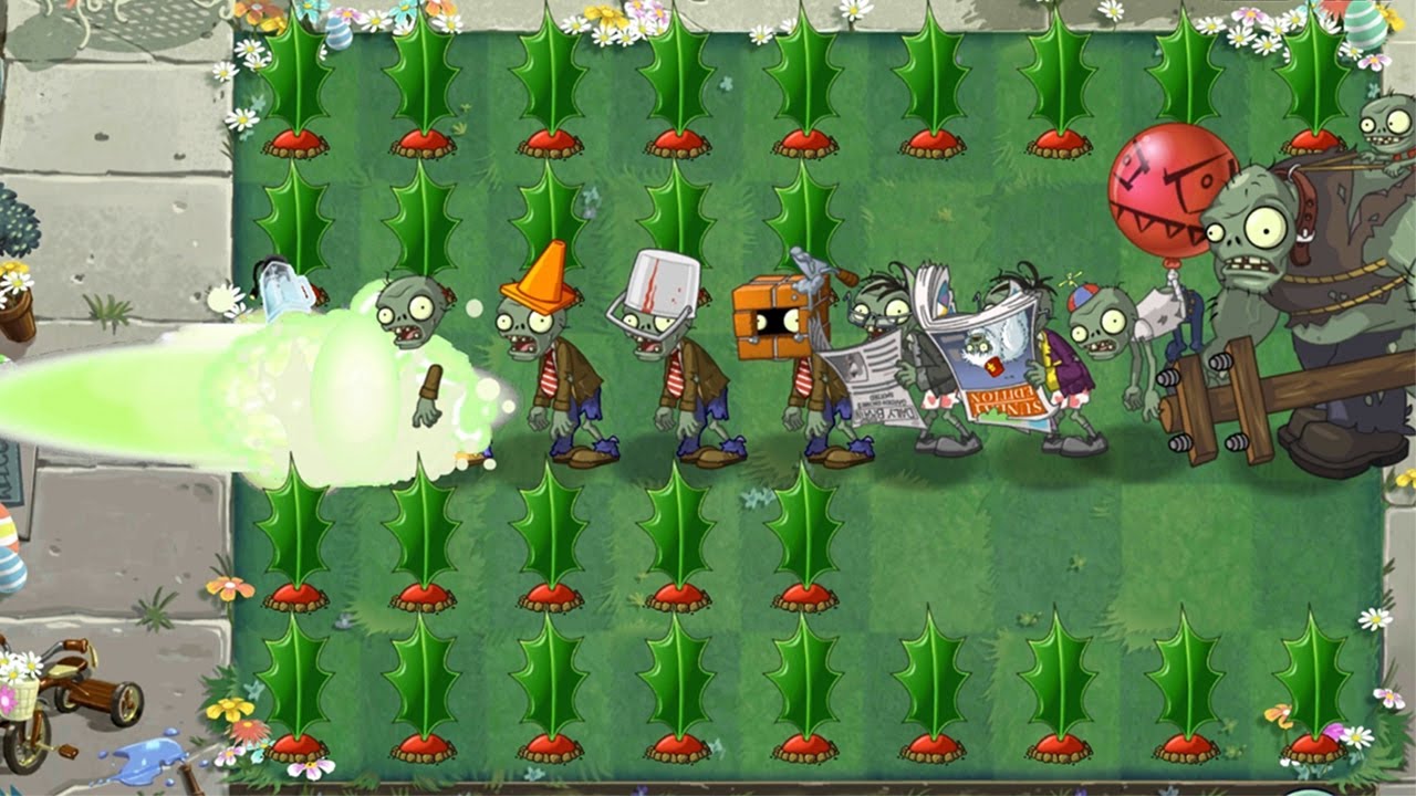 PvZ 2 1000 Plants Level 100 Vs 8 Modern Zombies Level 100