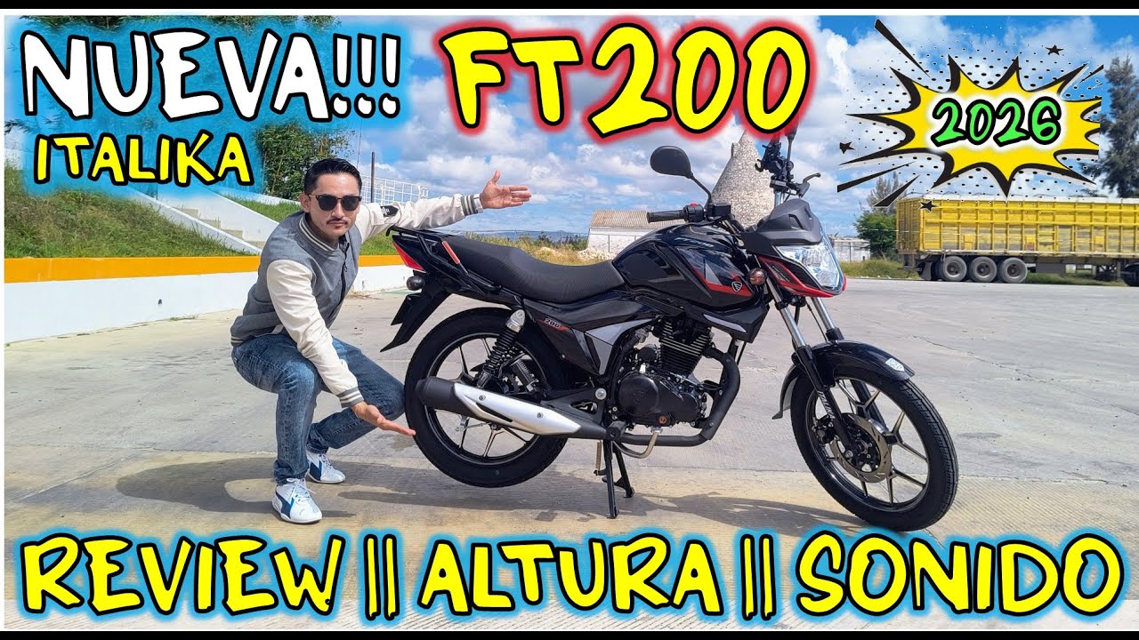 ▪️NUEVA FT200 2026 DE ITALIKA || ¿AVANZAMOS O RETROCEDIMOS? TE LA PRESENTO A DETALLE