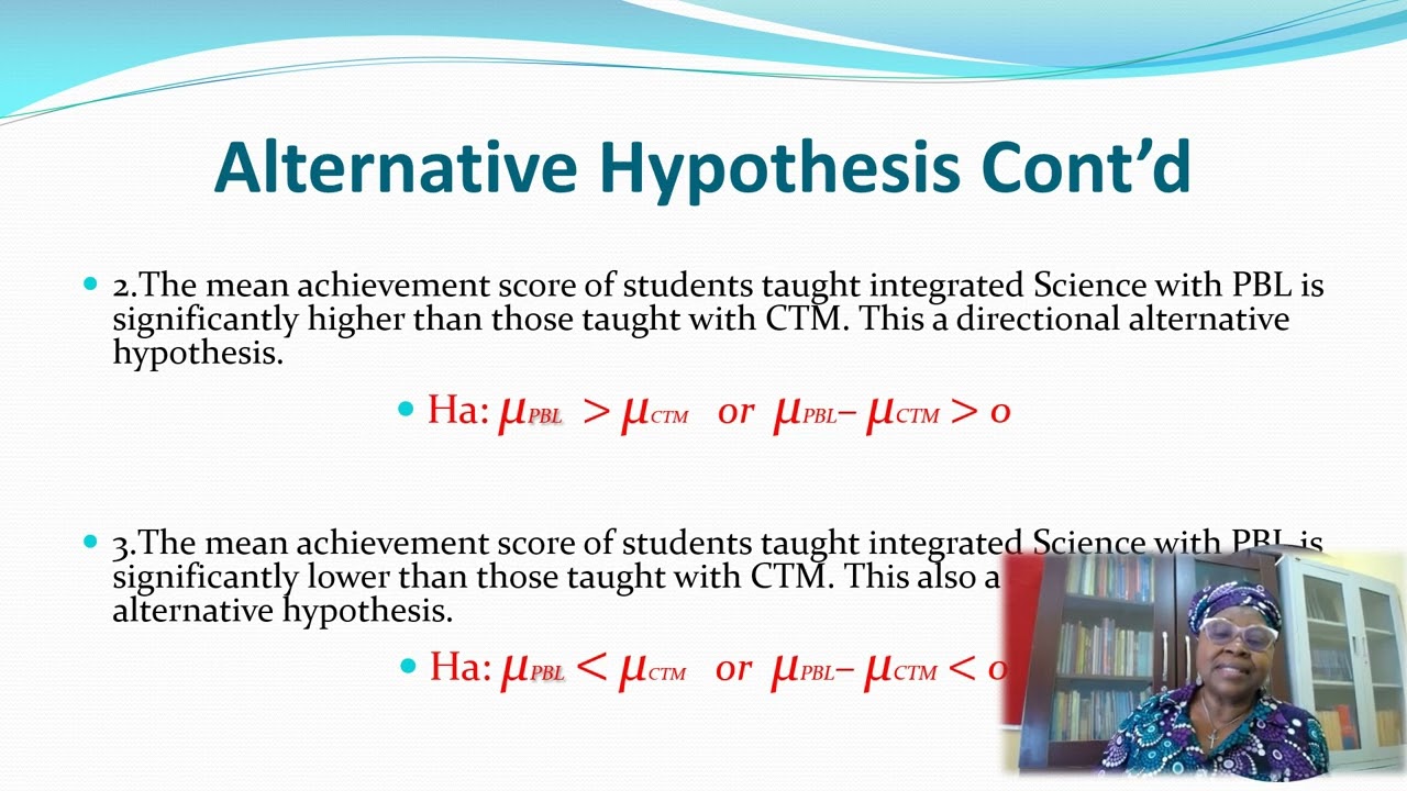 Some Concepts in Hypothesis Testing
