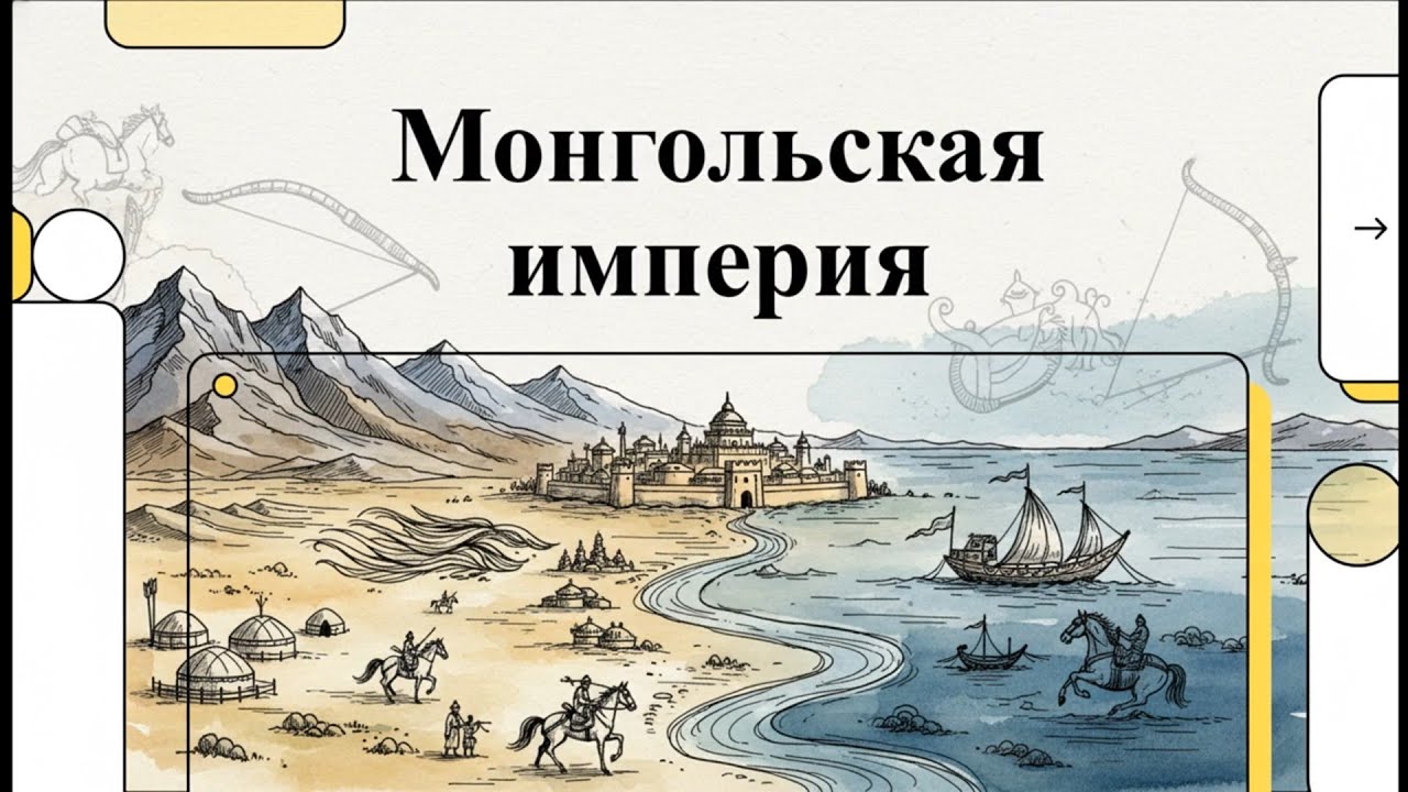 Монгольская империя. Чингисхан