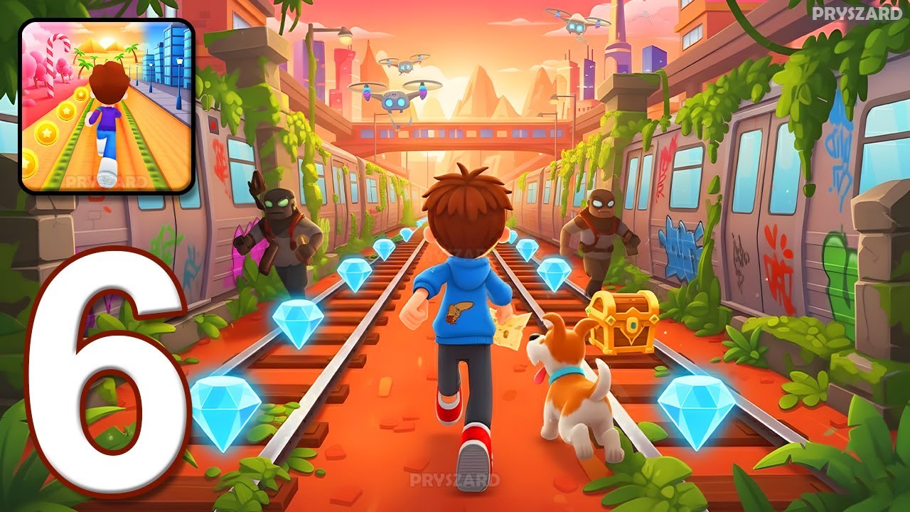 Kooply Run: Subway Craft - Gameplay Walkthrough Part 6 - Kooply Subway Run Craft (iOS, Android)