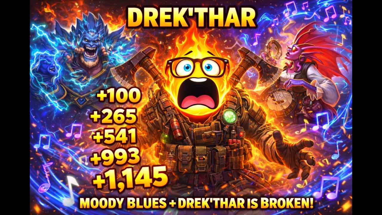 Drek'Thar Just BROKE Battlegrounds | Bluesy Siren Scaled to 1154