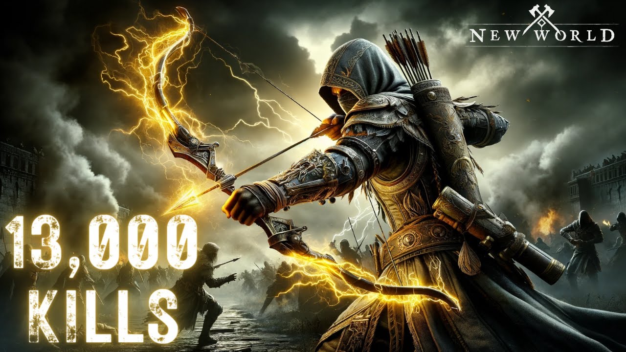 Assassinating Players with Boltcaster - 13,000 Open World Kills in New World
