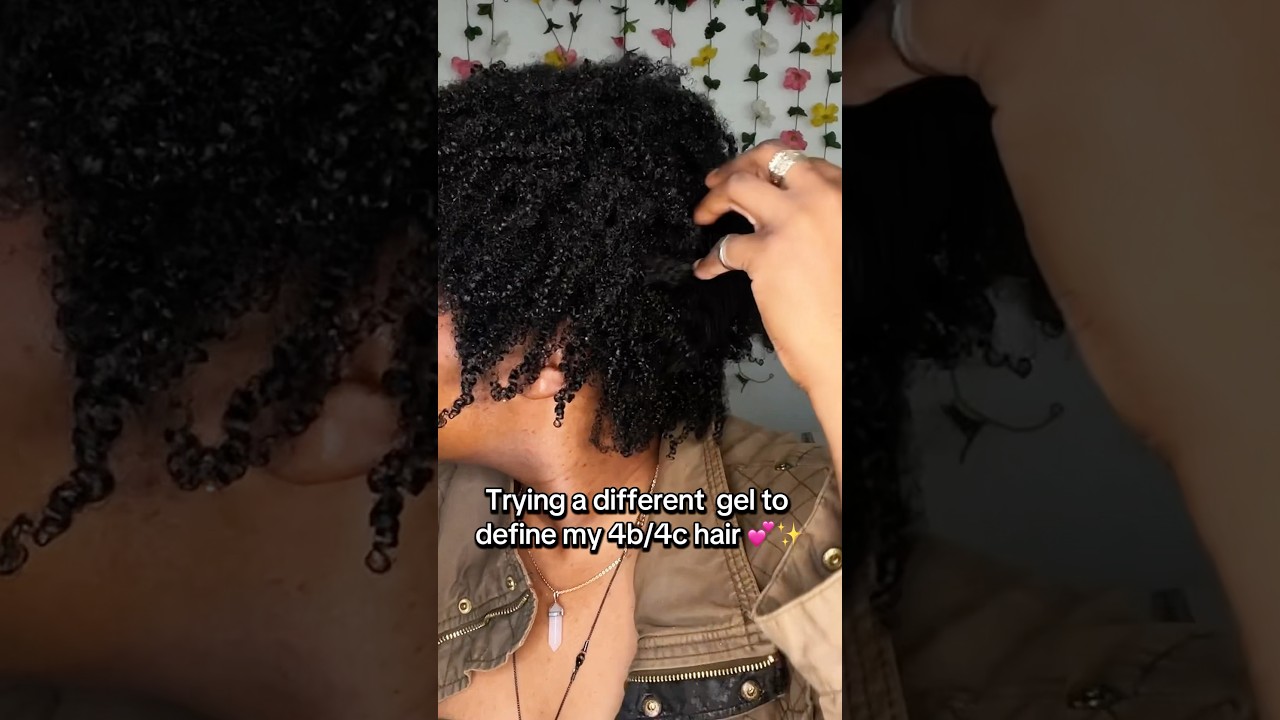 Defining my 4B/4C Hair with ✨ Xtreme Wetline Gel✨ #4b #4chair #naturalhair #blackgirlhairstyles