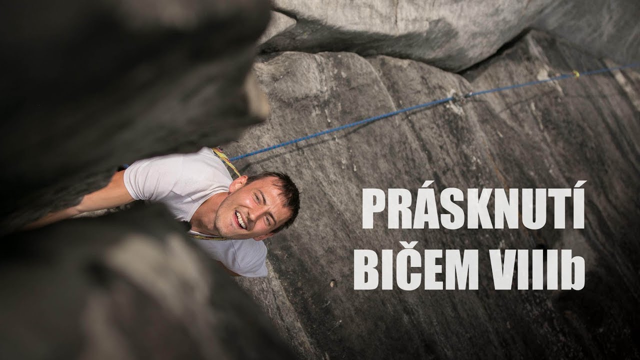 Prásknutí bičem VIIIb, Teplické skály, leze Vašek Krejčí | eMontana.cz