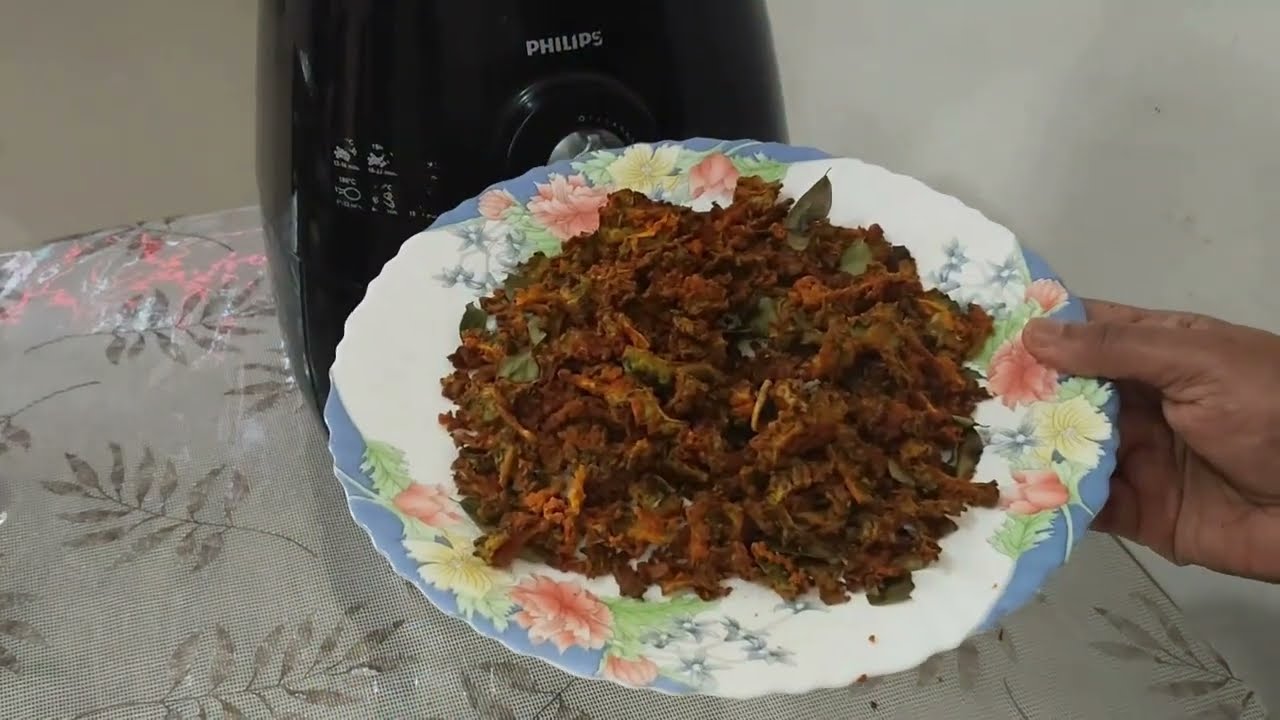 കയ്പക്ക ( Bitter Gourd) Fry In Air Fryer/ karela fry in Airfryer
