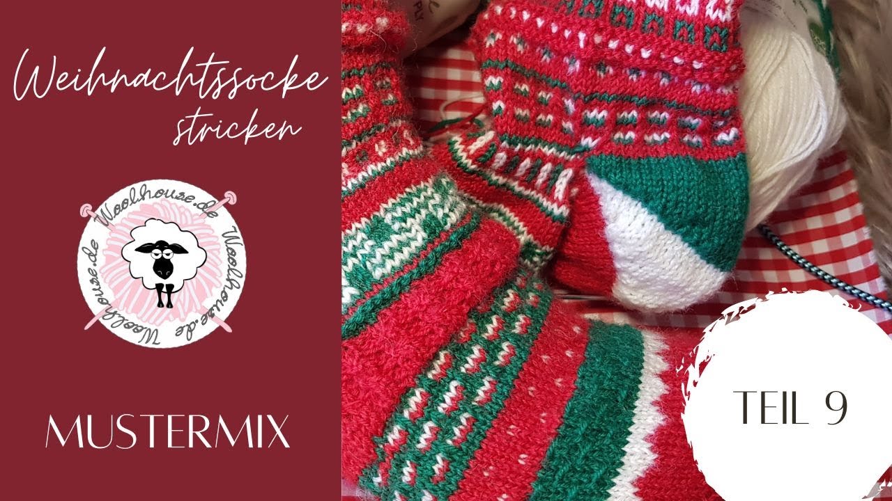 Socktober Fair Isle Socke Stricken Teil 9 / Tomatenferse / Fächerferse