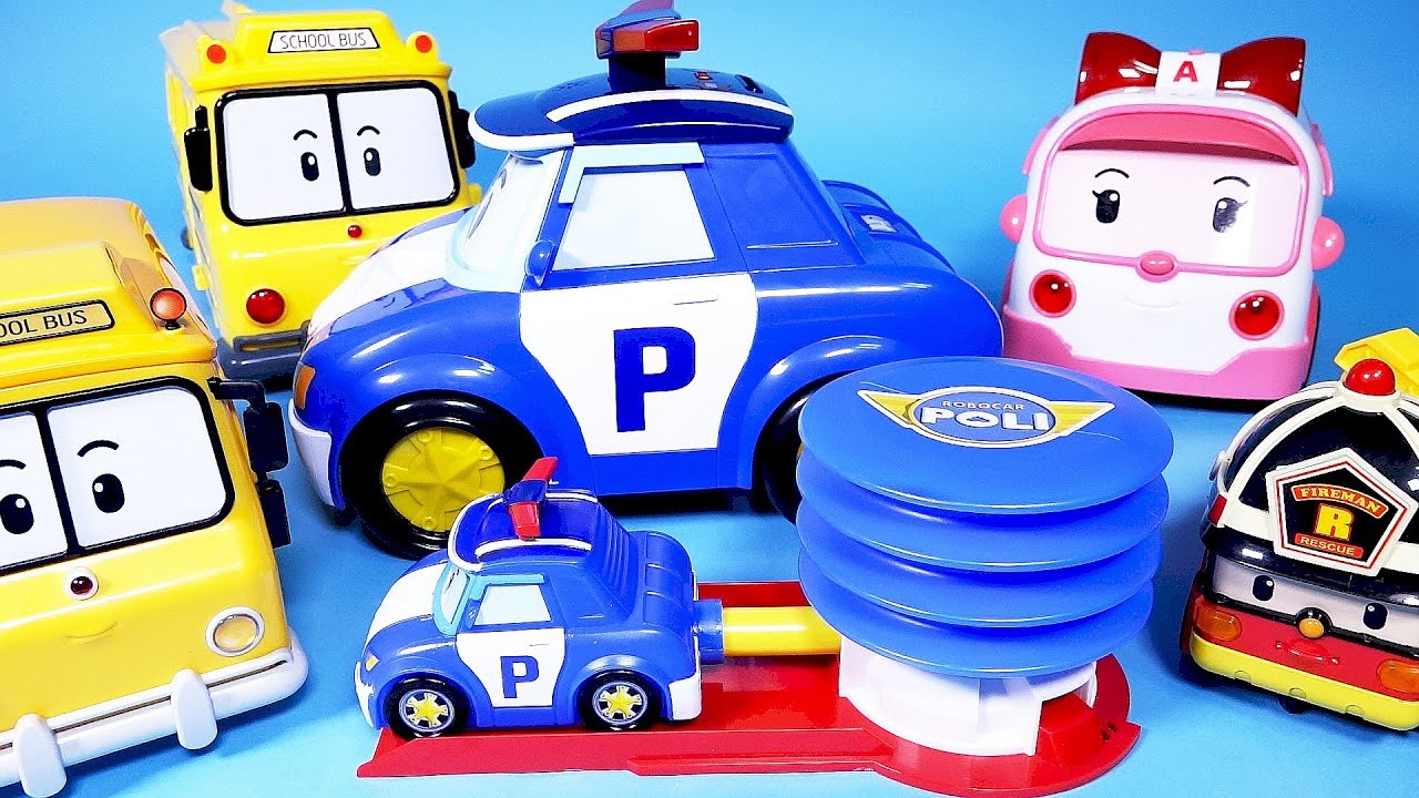 로보카폴리 펌핑카 Robocar poli pump car bank toys