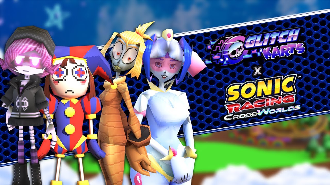 Sonic Racing: CrossWorlds | Glitch Karts Character Pack Mod Trailer + DOWNLOAD!