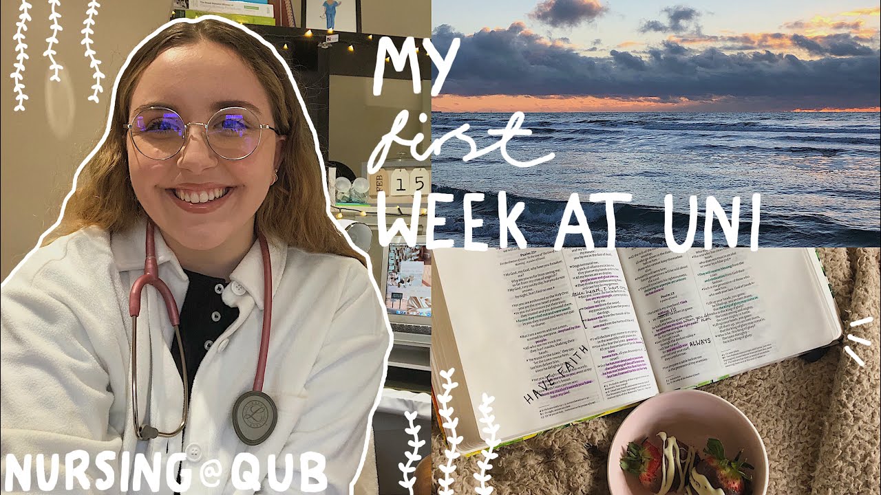 my first week at university // nursing student @ queens university belfast