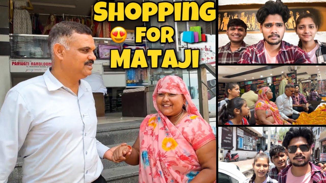 Shopping for Mataji 😍 | The Roamer Amit | #vlog