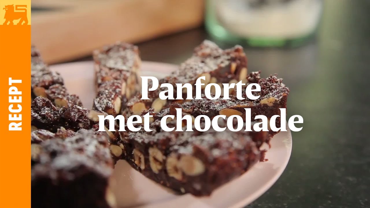 Panforte met chocolade