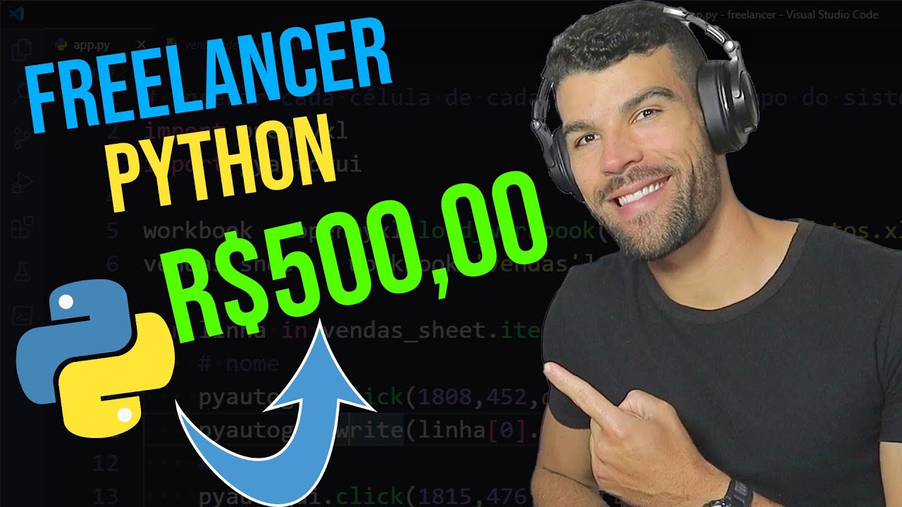 Projeto Python Freelancer de R$500 do ZERO! [Como Fazer]