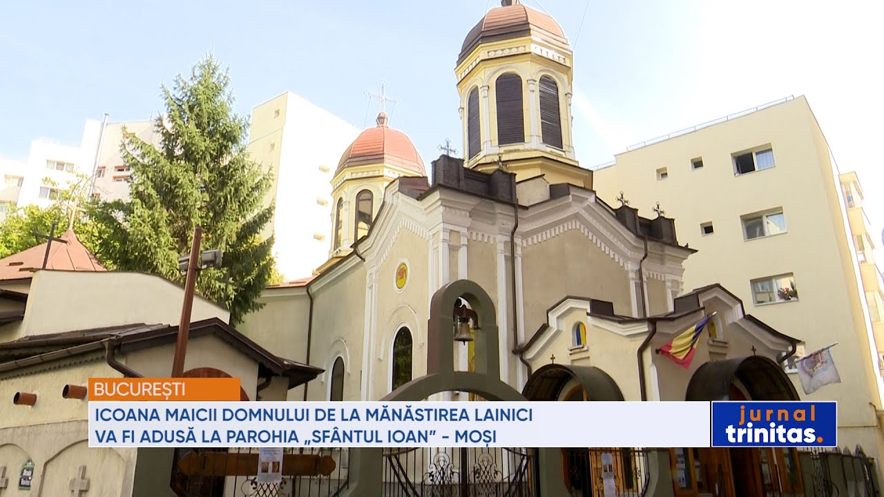 Icoana Maicii Domnului de la Mănăstirea Lainici va fi adusă la Parohia „Sfântul Ioan” - Moși